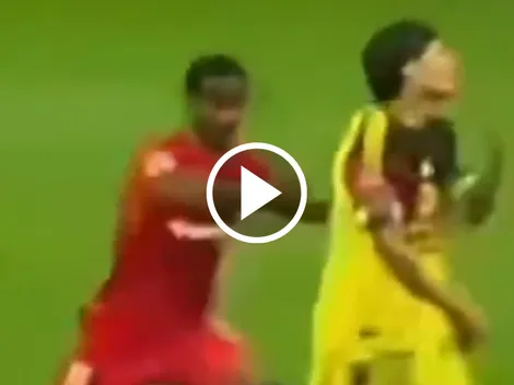 El empujón de Helinho a Alejandro Zendejas que originó la pelea campal