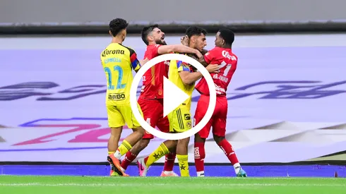 El partido del América vs Toluca dejó calientes a ambos equipos.