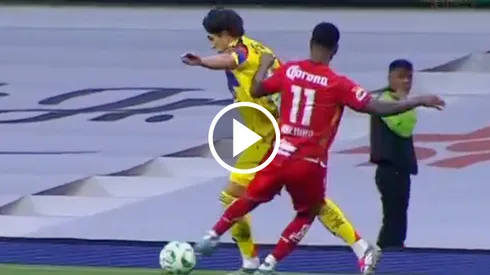 La patada de Helinho que comenzó la violencia.