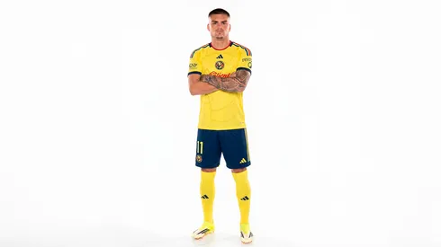 Así luciría Gabriel Pec con el nuevo uniforme del Club América.