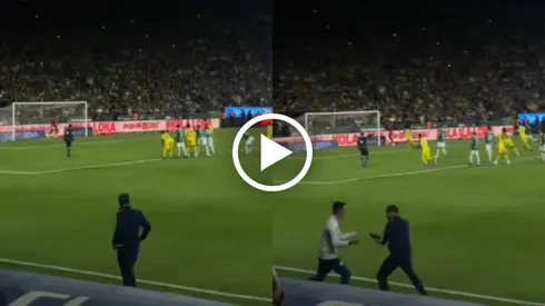 El emotivo festejo de Jardine al gol de Zendejas ante León que no se vio en TV