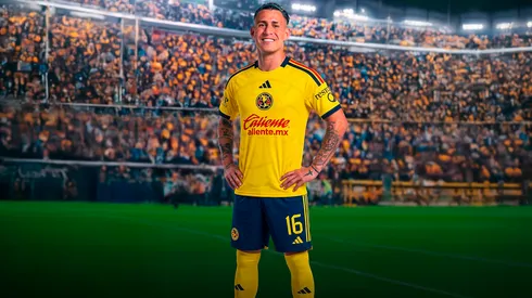Así luciría Cristian Calderó con el nuevo uniforme del Club América para el Apertura 2026.
