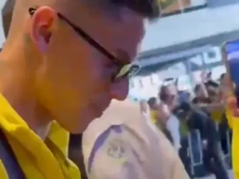 La conmovedora reacción de una niña tras el detallazo de Brian Rodríguez