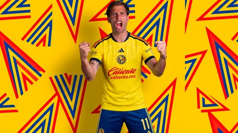 Así luciría Sergio Canales con el nuevo uniforme del Club América.