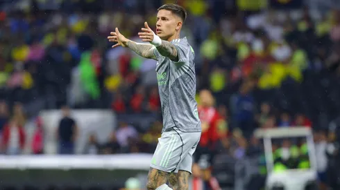 Brian Rodríguez en la última fecha de la fase regular ante León.