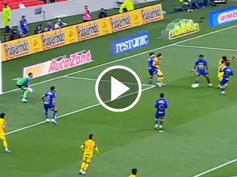 La impecable definición de Violante para poner el empate ante Pumas: ¡Qué golazo!