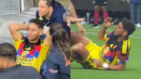 Cáceres se fue lesionado y Jardine está preocupado por él.