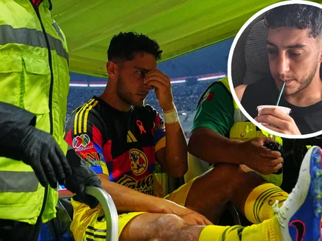 La impactante imagen del rostro de Sebastián Cáceres tras el Clásico