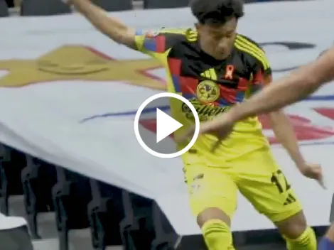La toma que no se vio en TV del golazo de Violante ante Pumas