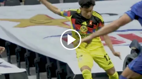 Violante convirtió un golazo ante Pumas