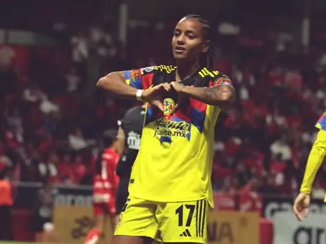 Así fue el festejo de Geyse Ferreira que conquistó a América Femenil tras su doblete ante Toluca