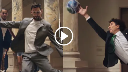 Ochoa brilla junto a Messi en inédito comercial.