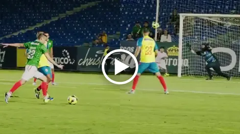 El golazo de Paul Aguilar a René Higuita en partido de leyendas