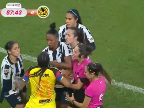 Geyse Ferreira explota y se engancha en una bronca contra Rayadas en la Final de Ida