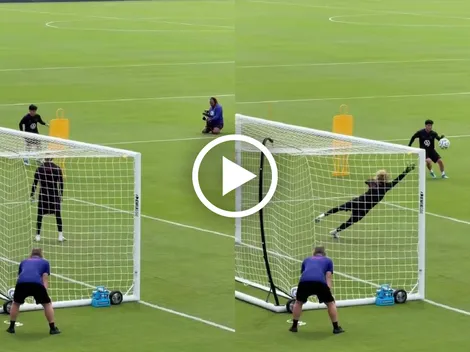 El golazo de Alejandro Zendejas en pleno entrenamiento con Estados Unidos