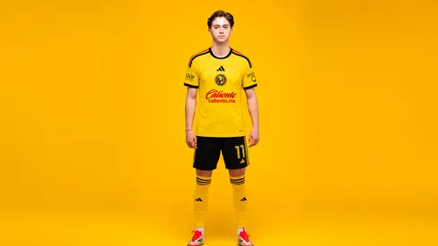 Así luciría Brian Gutiérrez con el nuevo uniforme del Club América.