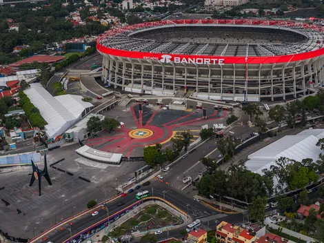 Así quedó el estacionamiento del Estadio Ciudad de México para el Mundial del 2026
