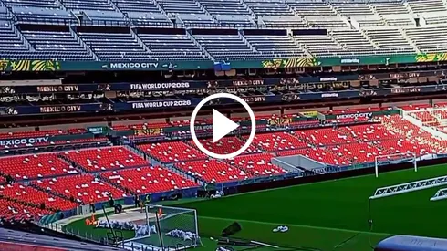 El Estadio Azteca está listo para la Copa del Mundo.