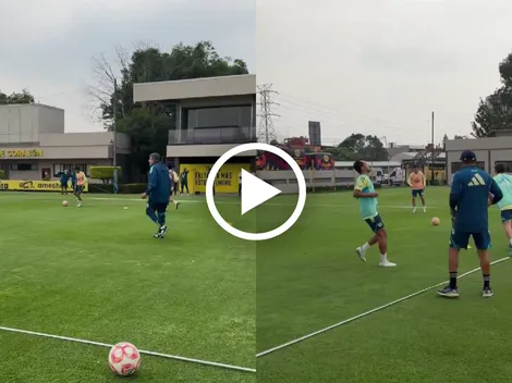 Así fue el primer e intenso entrenamiento del América con Almada como nuevo DT