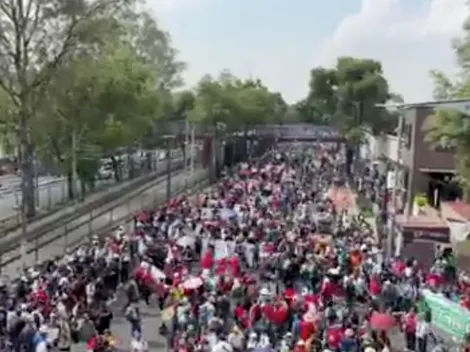 Protestas en el Mundial 2026: La CNTE se moviliza rumbo al Estadio Banorte