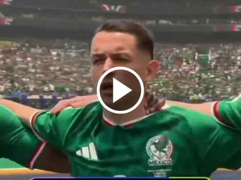 Así cantó Fidalgo el himno nacional en la inauguración del Mundial