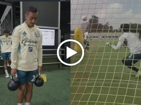 Así son los intensos entrenamientos del América con Guillermo Almada como DT