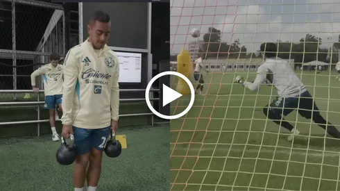 Así son los intensos entrenamientos del América con Guillermo Almada como DT