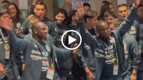 Julián Quiñones tuvo gran recibimiento en Guadalajara previo al juego ante Corea del Sur