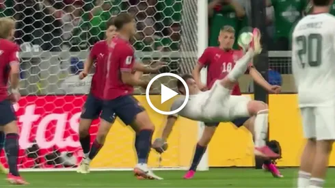 El golazo que iba a hacer Israel Reyes ante Republica Checa en el Mundial