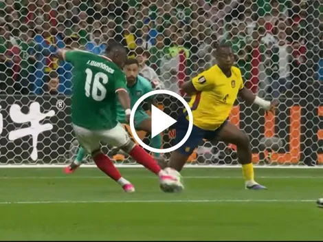 Julián Quiñones adelanta a México ante Ecuador con un golazo