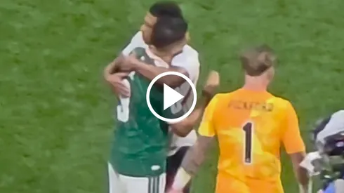 Bellingham saludó uno a uno tras el partido.