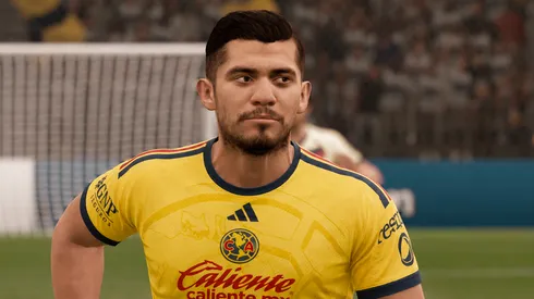Así luciría Henry Martín con el nuevo uniforme del América en el videojuego EAFC.