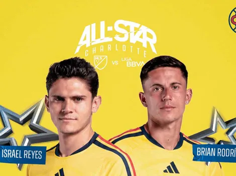 ¡Orgullo de Coapa! Brian Rodríguez e Israel Reyes representarán a la Liga MX contra la MLS
