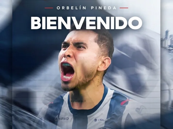 Monterrey le gana la carrera al América y presenta oficialmente a Orbelín Pineda