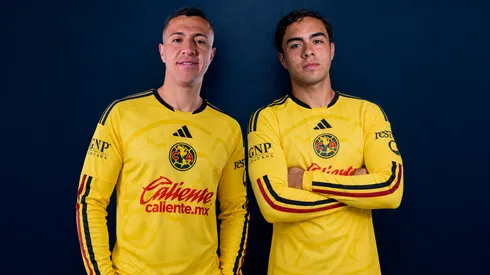 Así lucirían Andrés Montaño e Íker Fimbres con el uniforme del Club América.