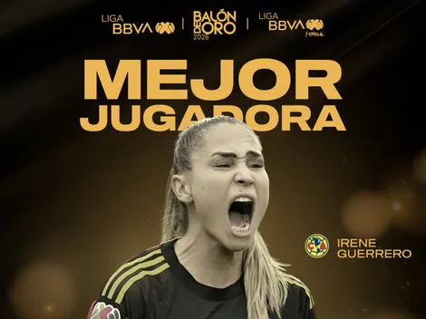 ¡Reina del fútbol mexicano! Irene Guerrero conquista el Balón de Oro 2025-2026