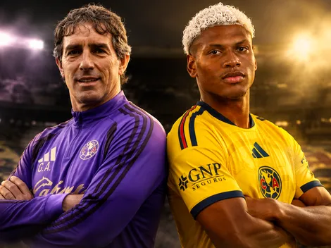 La alineación del América de Guillermo Almada con el refuerzo Óscar Perea