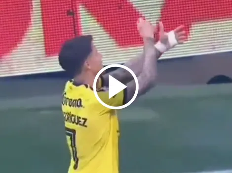 El polémico festejo de Brian Rodríguez tras su golazo ante Santos