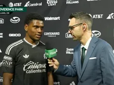 Óscar Perea reacciona a su estreno goleador con América en Leagues Cup