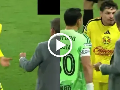 Así fue la calurosa discusión entre Almada y Veiga en la Leagues Cup