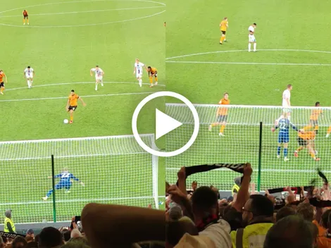 La toma que no se vio en TV del gol de Raúl Jiménez y el épico festejo desde la grada