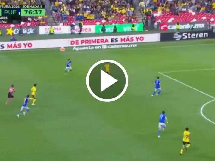 ¡Imparable! ¡Brian Rodríguez hace el 2-0 en el América vs Puebla!