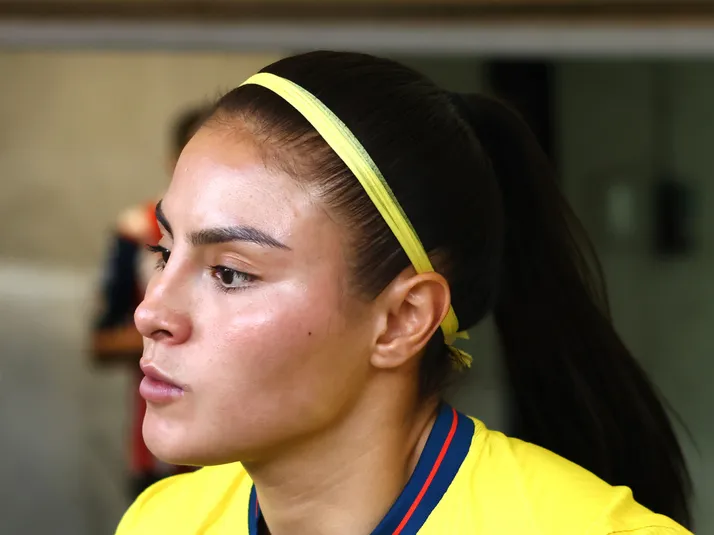 Karen Luna reaparece en los entrenamientos con América Femenil