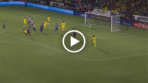 Ramón Juárez hizo un golazo para empatar el juego ante Monterrey en Leagues Cup
