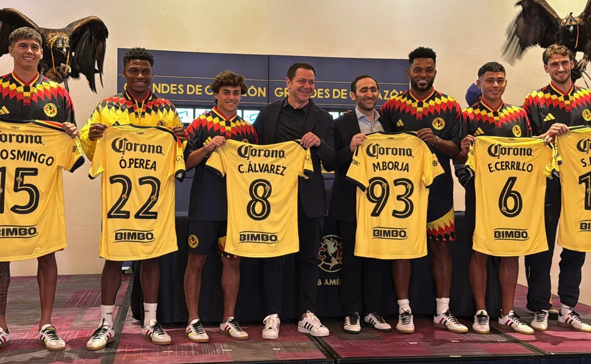 America presented its six new reinforcements: this is how Almada's new staff remained