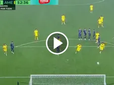 El golazo de tiro libre de Brian Rodríguez que dejó helado a Cruz Azul