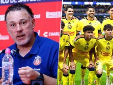 Gabriel Milito, DT de Chivas, calentó el Clásico Nacional ante América