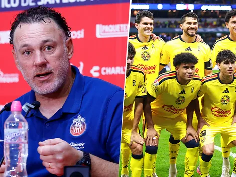 Gabriel Milito, DT de Chivas, calentó el Clásico Nacional ante América