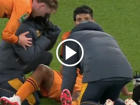 Raúl Jiménez sale lesionado ante Everton: ¿Qué le pasó al ex-América?