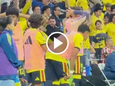 La reacción de la banca de América al golazo de Miguel Borja vs. Chivas